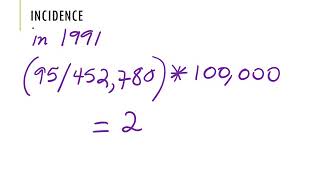 Health ECON Calculating Incidence and Prevalence new [upl. by Winn]