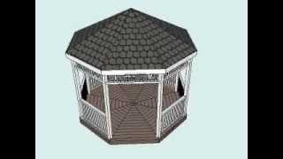 Gazebo plans free [upl. by Asilenna771]