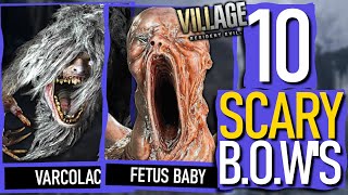 Resident Evil VILLAGE  10 SCARIEST BOWs amp Monsters [upl. by Ree]