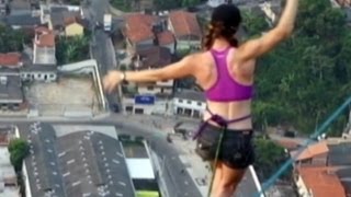 Caught on Tape HighLiners WireWalk Defy Death in Exotic Locations [upl. by Jochbed474]