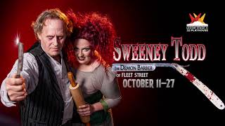 October at the Erie Playhouse  SWEENEY TODD THE DEMON BARBER OF FLEET STREET [upl. by Materse251]