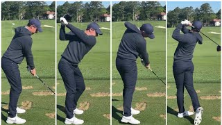 Rory Mcilroy Driver Swing Slowmotion amp Sequence At Quail Hollow 532023 [upl. by Assi896]