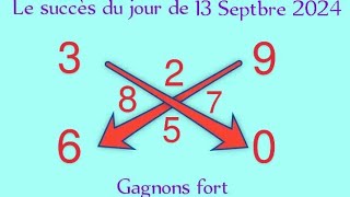 LA CROIX DU JOUR DE 13 SEPTEMBRE 2024 et LE CALCUL DES PIONS FORT POUR GAGNER AU LOTTO [upl. by Enahc]