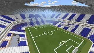 Como hacer un mega estadio de Futbol en Minecraft Parte 6 [upl. by Atkins]