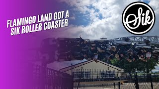 Epic New Roller Coaster Sik  OnRide at Flamingo Land [upl. by Paget]