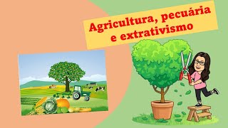 Agricultura pecuária e extrativismo  Ensino Fundamental [upl. by Iniffit957]