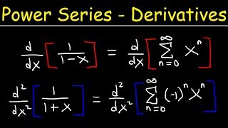 Calculus II Differentiation and Integration of a power series [upl. by Elfrieda]