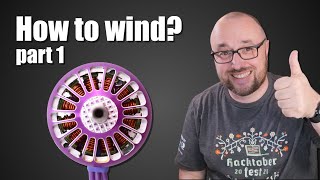 How to wind and rewind an RC brushless motor  part 1 [upl. by Ayihsa803]