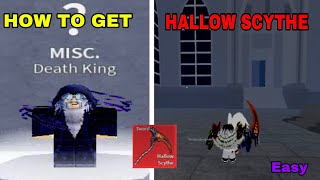 How to get Hallow Scythe in blox fruit  easily  Roblox [upl. by Eelrahc153]