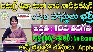 సమగ్ర శిక్ష మరో 729 పోస్టులుAP Samagra Siksha Abhiyan Notification 2024  AP KGBV Notification 2024 [upl. by Dorcy163]