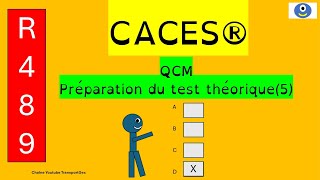 CACES®R489 QCM test 5 de notre série [upl. by Belldame]