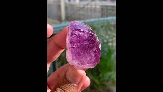 Purple ScapoliteCrystal  ScapoliteSpecimen  FineMineral  RawMineral [upl. by Gerdeen]