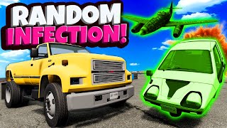 INFECTION Hide and Seek But We Used Random Cars in BeamNG Drive Mods [upl. by Bartolemo762]