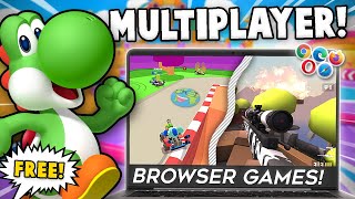 Top 10 Best FREE Multiplayer BROWSER GAMES to Play with Friends NO DOWNLOAD [upl. by Lednik]