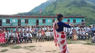 nepali school student girl viral dance [upl. by Behrens]