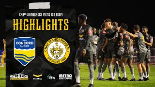 Concord Rangers VS Cray Wanderers  0  3  HIGHLIGHTS  Isthmian Premier League [upl. by Suiratnauq]