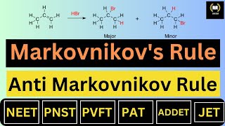 MARKOVNIKOVS RULE AND ANTI MARKOVNIKOVS RULE [upl. by Ober]