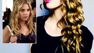 Hannas LONGLASTING Beachy Waves  Pretty Little Liars Inspired Hair Tutorial [upl. by Nooj94]