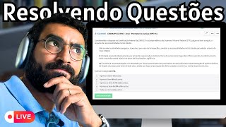 Live Resolvendo questões de Direito Constitucional DIA 14 [upl. by Coffeng536]