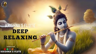 Krishna Flute  Deep Relaxing Music  Sleep Music  Meditation Music Study Calming Music [upl. by Rehctaht]