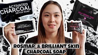 ACTIVATED CHARCOAL DETOX SOAP amp BLACK GLAMOUR SOAP  ROSMAR amp BRILLIANT SKIN [upl. by Mattie]