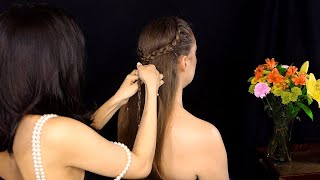 ASMR 💕 Ultra Relaxing Hair Brushing amp Braiding 😴 NO Talking Corrina Rachel and Courtney [upl. by Trixie]