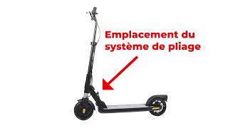 Trottinette Electrique 8quot SURPASS  Dépliage Repliage [upl. by Tnias]