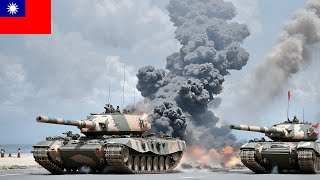 A NEW CARIBBEAN CRISIS 500 Chinese Tanks landed on the beaches of Taiwan to seize TSMC company [upl. by Spain658]