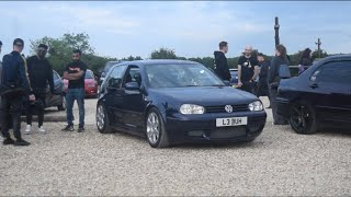 Taking My £450 GOLF To The New Caffeine amp Machine  Fuelled Collective Car Meet [upl. by Einrae13]