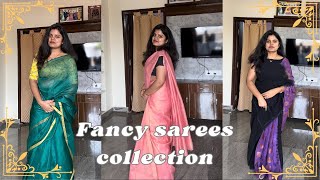 Fancy sarees amp designer blouse collection designerblouses viral sareelove dailywear fancysarees [upl. by Eiahpets]