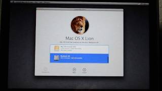 How to mount OS X Lion to a flash drivehard drive and Clean Install Mac OS X Lion [upl. by Assenyl]