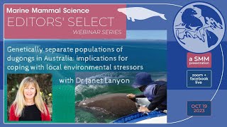 Genetically separate populations of dugongs in Australia with Dr Janet Lanyon [upl. by Wellesley]