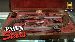 Pawn Stars Antique Pistols Worth MUCH MORE Than Expected Season 3 [upl. by Fiedling294]