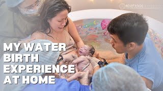 MY WATER BIRTH EXPERIENCE AND SURPRISE GENDER REVEAL [upl. by Zaneski]