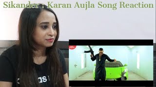 Sikander  Karan Aujla Song Reaction  Sikander 2 I Reaction Mania [upl. by Aicileb]