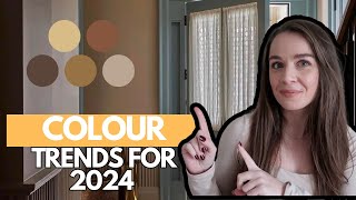 The Top Paint Colour Trends For 2024 [upl. by Zebulen]