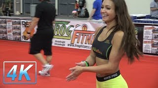 ⭐️ Fitness icon Emmalea Christine at American Fitness Expo [upl. by Ahseral]