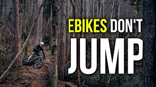 Ebikes dont jump 😮😵  R Raymon Trailray EMTB 2021 [upl. by Anastas487]