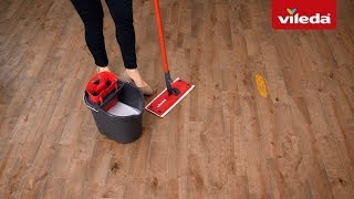 How to use the Vileda UltraMax Plus Mop and Bucket [upl. by Jonell110]