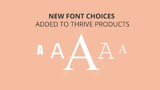 Quick Access to More Fonts in Thrive Plugins [upl. by Jasmin209]