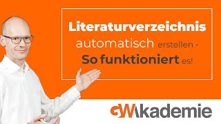 Literaturverzeichnis automatisch erstellen  So funktioniert es [upl. by Disario859]