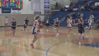 Saugatuck girls basketball defeats TriUnity Christian 5328 [upl. by Catlee]