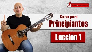 Curso de guitarra para principiantes lección 1  Posición [upl. by Euqnimod781]