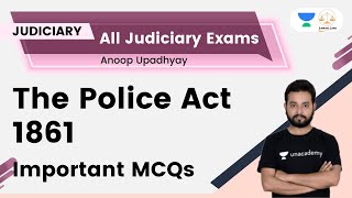 The Police Act 1861  Important MCQs  Anoop Upadhyay  Linking Laws [upl. by Krystyna]