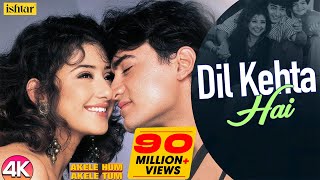 Dil Kehta Hai  Akele Hum Akele Tum  Kumar Sanu amp Alka Yagnik  Aamir Khan amp Manisha Koirala [upl. by Adnowat]