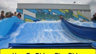 How To Ride a Flowrider FlowriderSchoolcom [upl. by Kristine]