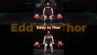 The Mountain vs The Beast Hafthor Bjornsson vs Eddie Hall Max Out shorts maxstrength [upl. by Ogeid]