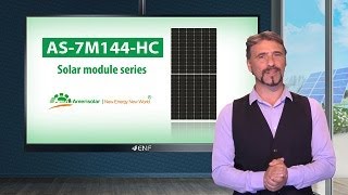 Amerisolar  AS7M144HC525W550W Solar Module Series [upl. by Ignatia10]