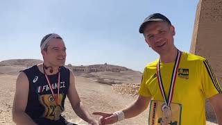 День 7 Egyptian marathon 2021 Luxor [upl. by Paterson]