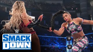 Bianca Belair vs Carmella  SmackDown Women’s Championship Match SmackDown July 16 2021 [upl. by Yrolg]